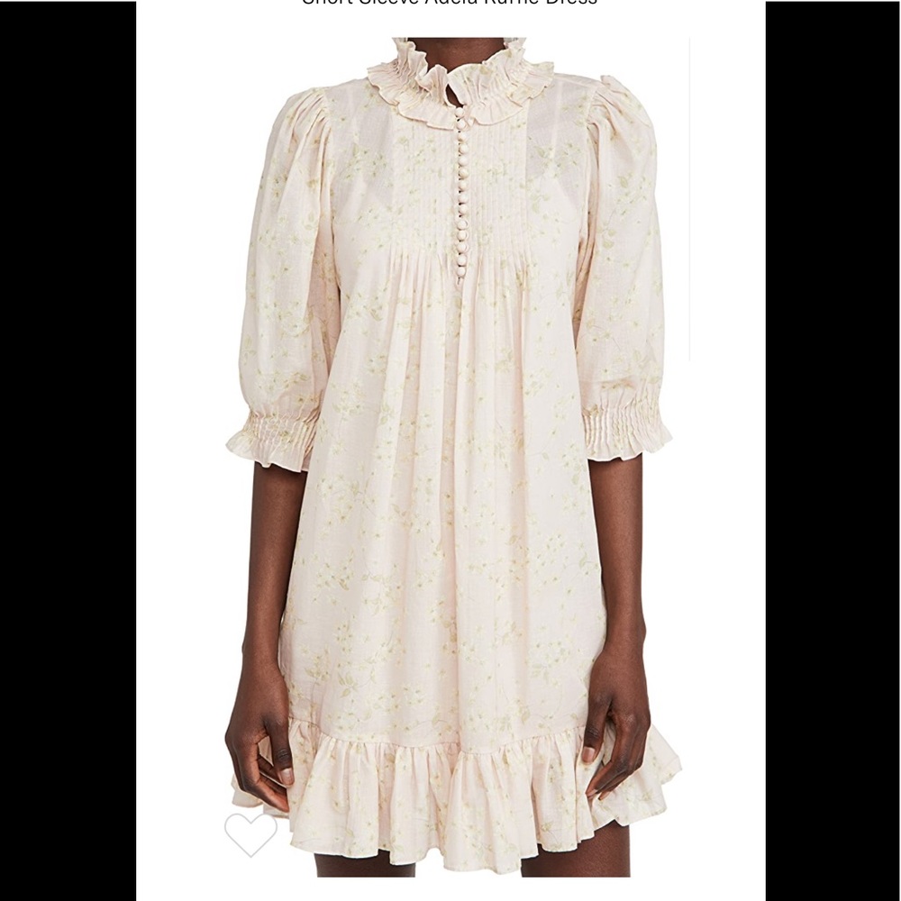 Rebecca Taylor Pink Floral Mini Dress